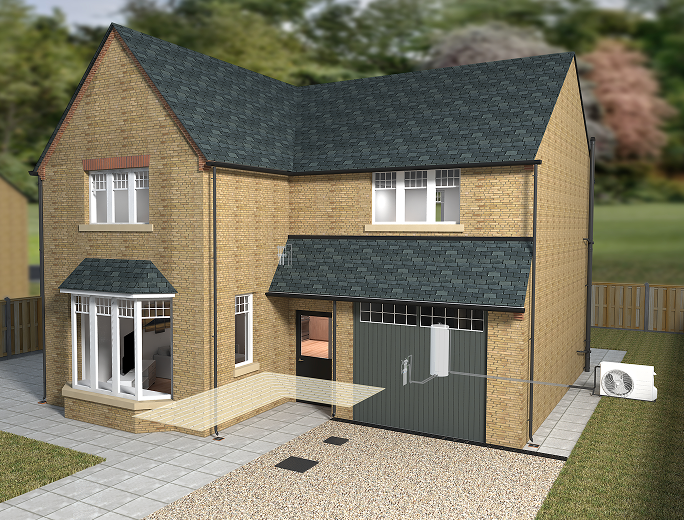 Low carbon house diagram