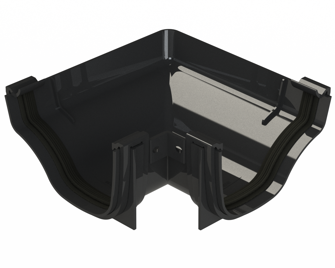 ROG03B - 90° EXTERNAL ANGLE OGEE EXTRA RAINWATER - ISO BLACK.png