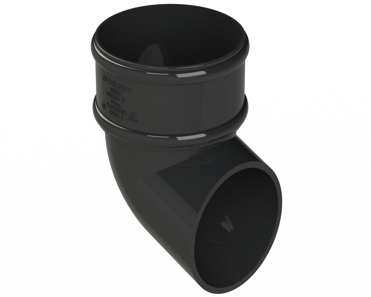 RR128B - SHOE 68mm ROUND RAINWATER - ISO BLACK.png