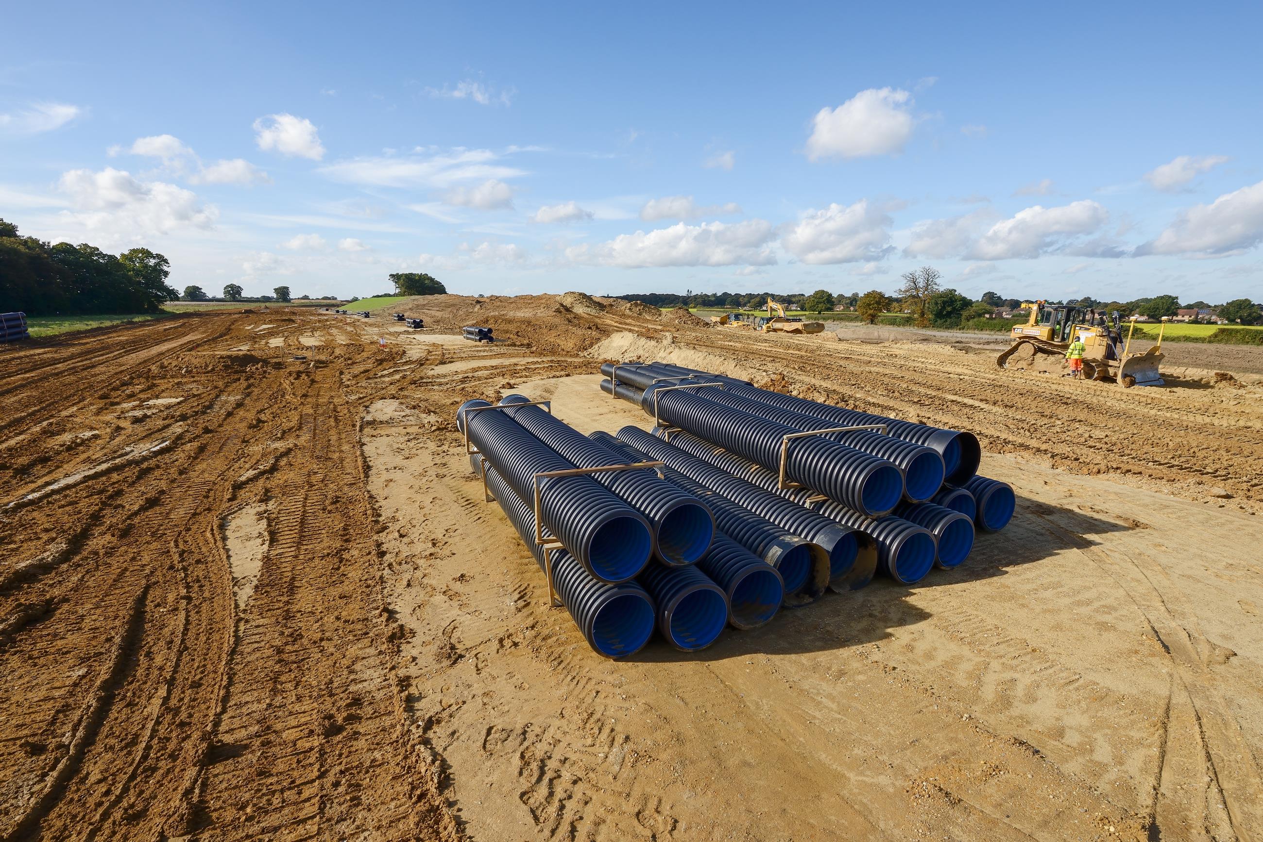 Ridgidrain, Ridgistorm-XL - Roads - Surface Water Drainage - Norwich NDR Image 1.jpg