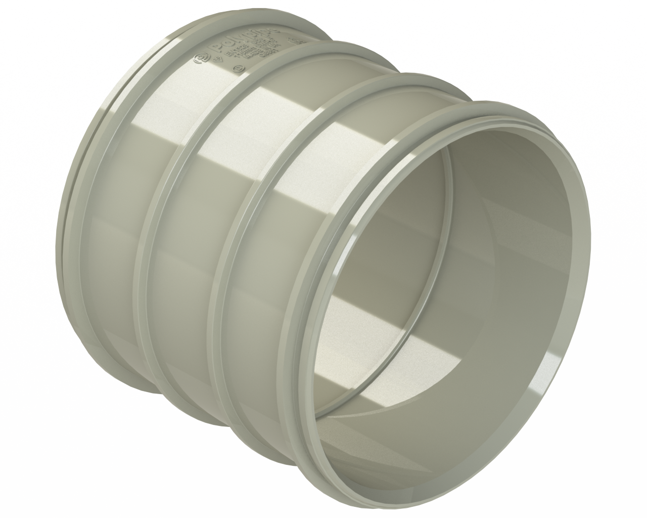 SWH16SG - 110mm PIPE COUPLER SOLVENT SOIL GREY - ISO.png