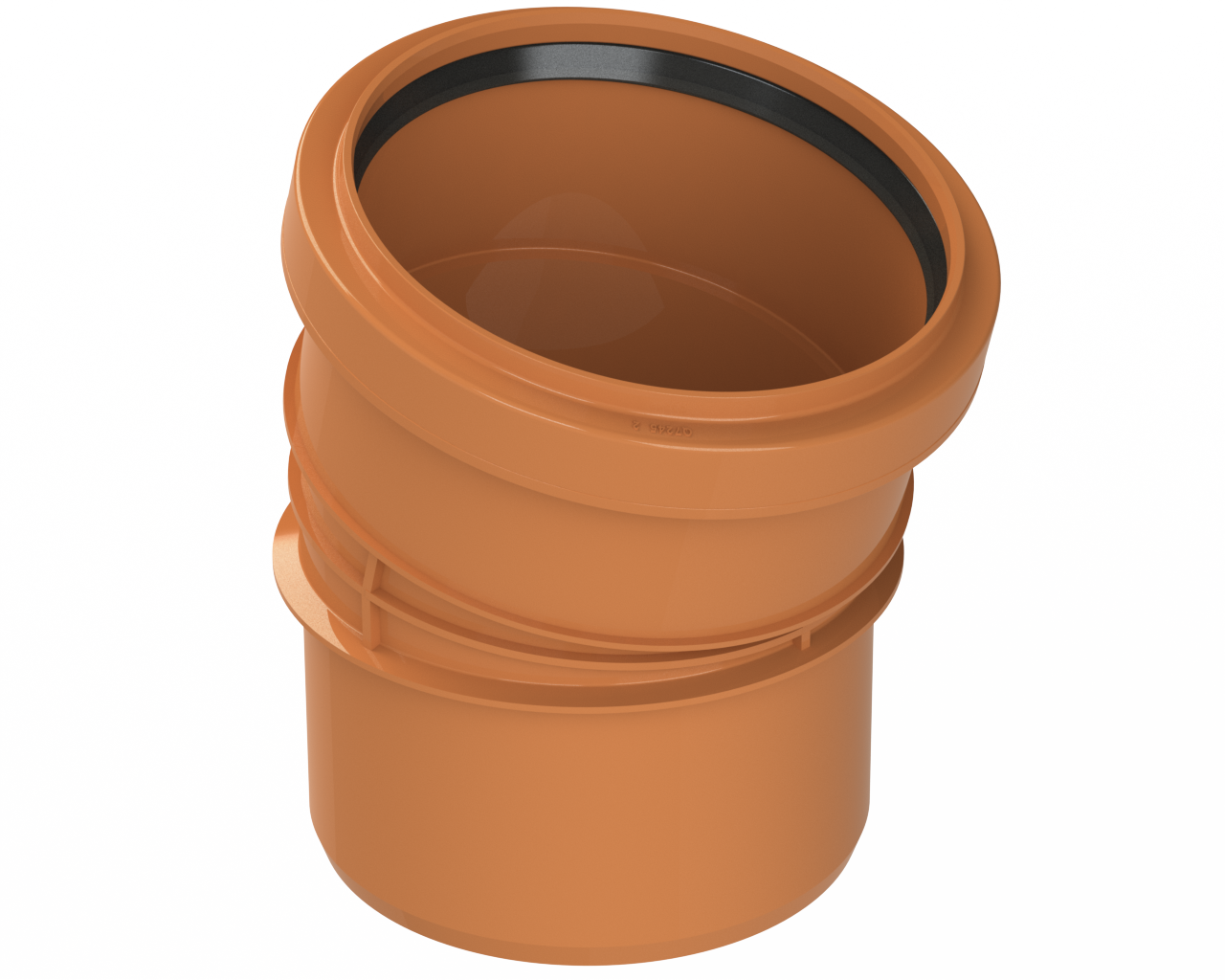 UR610 - 160mm 15° SINGLE SOCKET POLYRIB - ISO.png