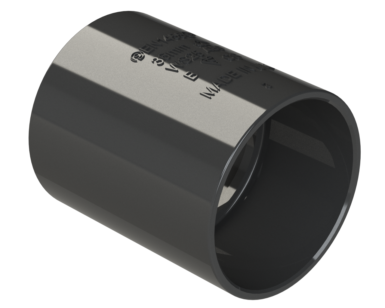 WS25B - 32mm STR COUPLER ABS SOLVENT WASTE - ISO BLACK.png