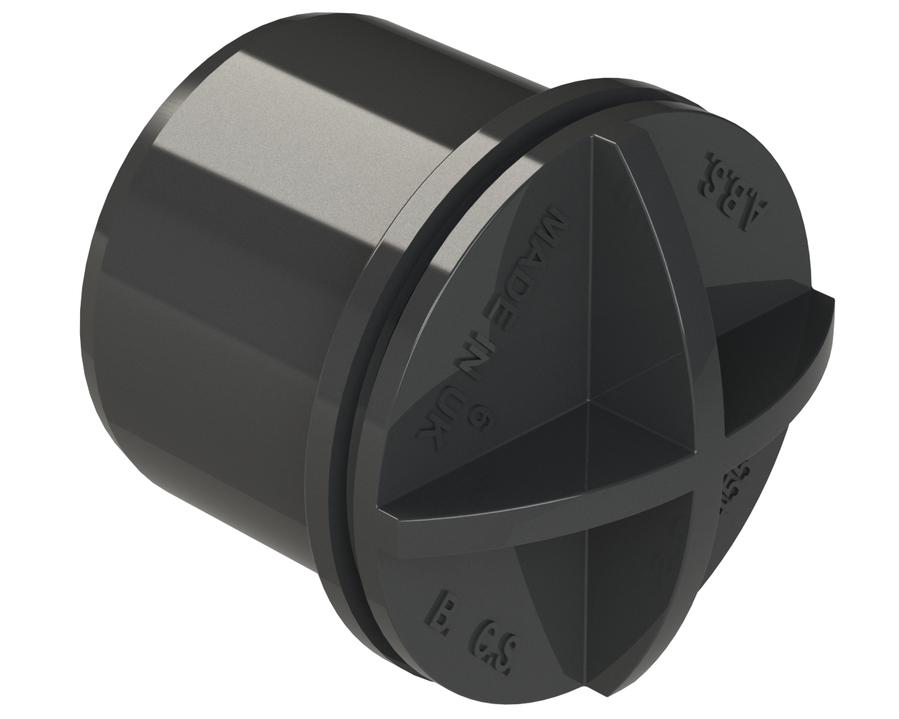 WS29B - 32mm SCREWED ACCESS PLUG ABS SOLVENT WASTE - ISO BLACK.png