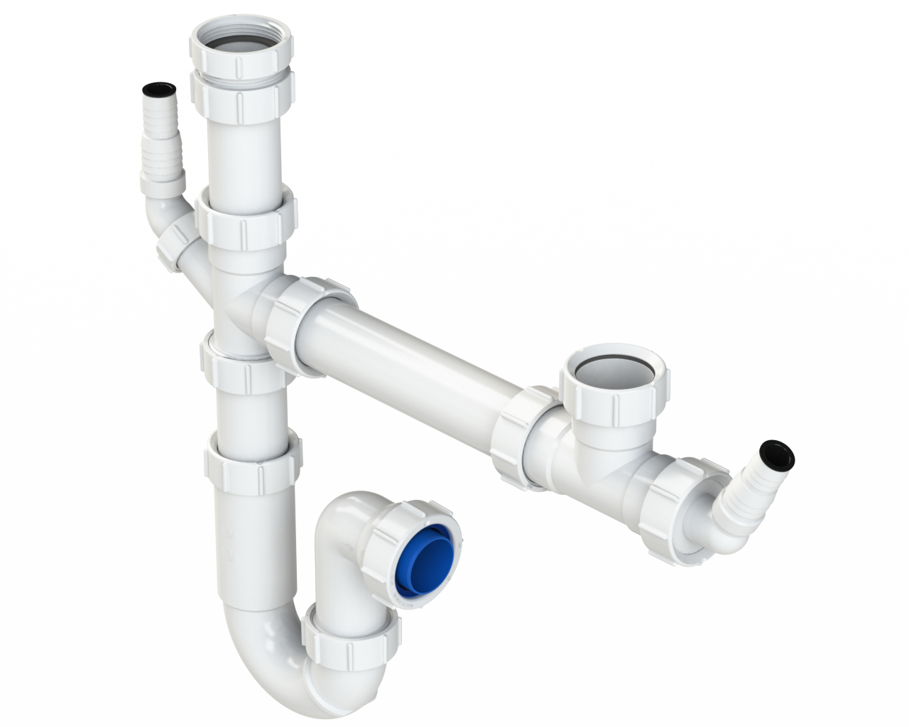 WSK1A - 40mm DOUBLE HOSE CONN - ONE AND A HALF UNDERSINK KIT - ISO.png
